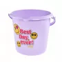 keeeper cubo Deco 10L Ilvie Emoji Best Day Ø30x28cm lila