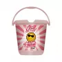 keeeper Cubo Deco 10L Ilvie Emoji Stay Positive, Rosa nórdico, Redondo, PP, Ø30x28 cm