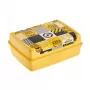 keeeper Recipiente de almacenamiento deco-click-box midi 1L Carla Minions Mosaico 17x13x7cm Amarillo