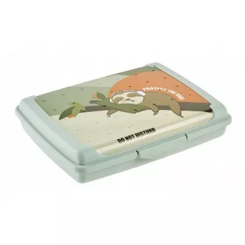 keeeper Caja de almacenamiento Deco-Click-Box Mini 0,5L Carla 'Lazy Lui' 17x13x3,5cm Verde