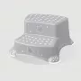 keeeper kids Igor Stars taburete de 2 alturas, gris con estrellas, 120 kg de carga, patas antideslizantes 1003113019600