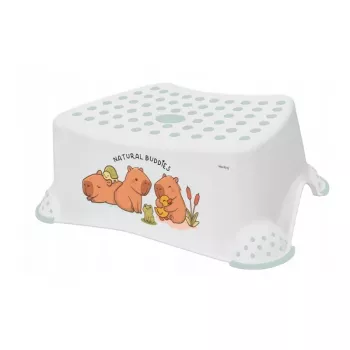 keeeper Escalón infantil Tomek Cute Capybara, 40,5 x 28,5 x 14 cm, 80 kg, blanco