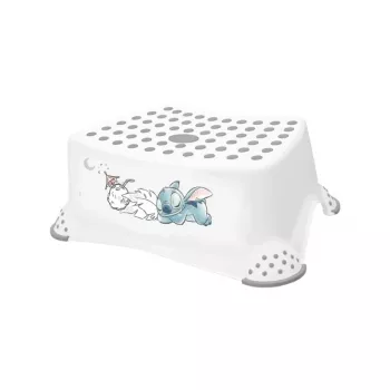 keeeper Escalón infantil Tomek Stitch, 40,5 x 28,5 x 14 cm, 80 kg, Blanco con estampado