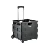 keeeper Carro de la compra plegable Olli 65L Negro, capacidad de carga 35 kg