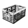 keeeper Caja plegable profesional ben, 45 L, Light Silver – Capacidad de carga 50 kg, plegable y apilable, caja de almacenamiento que ahorra espacio con asas Soft-Grip, PP/TPE, 54 x 37 x 28 cm