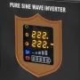 KEMOT PROsinus-1000 inversor de onda sinusoidal pura con función de carga, 12V 230V 1000VA/700W, negro