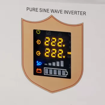 KEMOT PROsinus-2000 Sistema de alimentación de emergencia – Inversor de onda sinusoidal pura con función de carga 12V, 230V, 2000VA/1200W