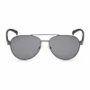 Gafas de sol de hombre KENNETH COLE KC1318-5808A - montura metálica rectangular clásica con protección UV400 (58/15/140 mm)