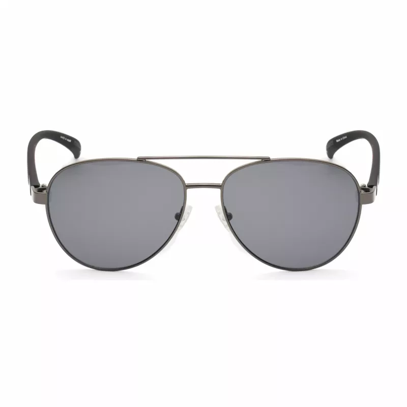 Gafas de sol de hombre KENNETH COLE KC1318-5808A - montura metálica rectangular clásica con protección UV400 (58/15/140 mm)