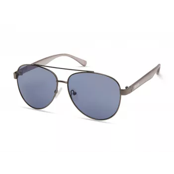 KENNETH COLE KC1394-5908V Gafas de sol de hombre - Montura negra, lentes grises, 59 mm