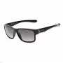 KENNETH COLE MAN KC1246-5801B Gafas de sol - Montura negra brillante, lentes de policarbonato grises, 58 mm