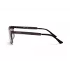 Gafas de sol rectangulares KENNETH COLE MAN KC1329-5709B - Montura negra brillante, lentes gris humo, 57 mm