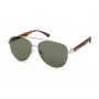 Gafas de sol KENNETH COLE MAN KC1394-5932N - montura rectangular de acetato gris con cristales de policarbonato grises - ancho de cristal 59 mm - protección UV400