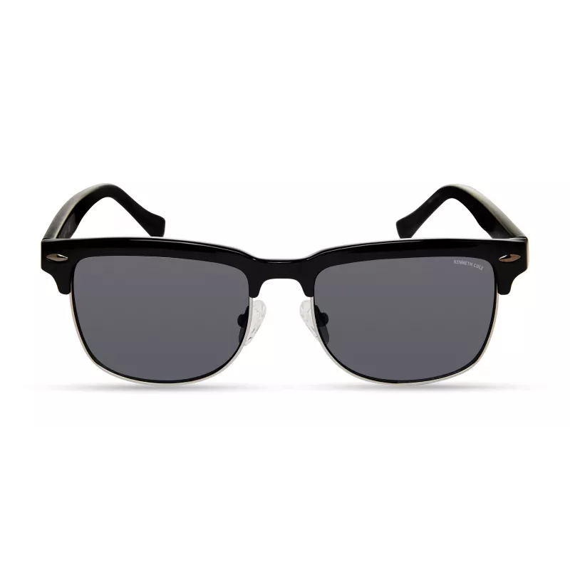 KENNETH COLE MAN KC2972-5301A Gafas de sol 53/18/145 mm montura cuadrada negra lentes grises