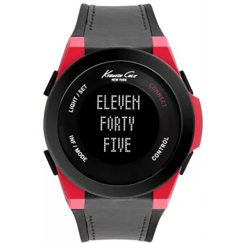 KENNETH COLE Reloj hombre cuarzo analógico 10022807 47mm negro acero inoxidable