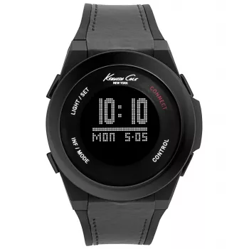 Reloj automático skeleton de hombre KENNETH COLE 10022805 47mm piel negra
