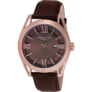 KENNETH COLE reloj automático esqueleto para hombre IKC8073 44mm acero inoxidable