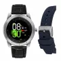 KENNETH COLE reloj esqueleto de hombre automático KCWGD2174061 – 45 mm caja de acero inoxidable, correa de piel marrón
