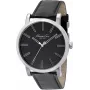Reloj de hombre KENNETH COLE IKC1997 analógico de cuarzo acero inoxidable, 44 mm, esfera negra, correa plateada