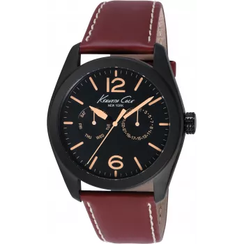 KENNETH COLE Reloj de hombre IKC8063 Cuarzo analógico 44mm Acero inoxidable malla