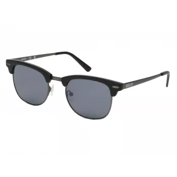 Gafas de sol de hombre Kenneth Cole KC1330-5002X rectangulares, montura negra, lentes grises UV400