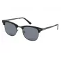 Gafas de sol de hombre Kenneth Cole KC1330-5002X rectangulares, montura negra, lentes grises UV400