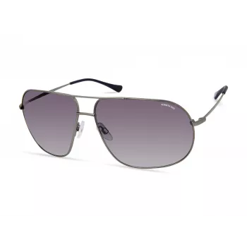Kenneth Cole Gafas de sol rectangulares hombre KC2984-6709B - Montura negra, lentes grises ahumadas