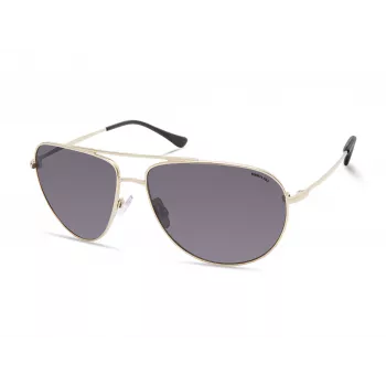 Gafas de sol rectangulares para hombre Kenneth Cole KC2971-6032A - montura negra, lentes grises, 60 mm