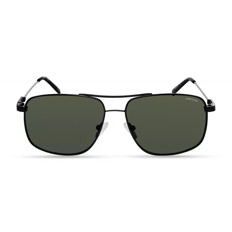 Kenneth Cole gafas de sol para hombre KC2969-5902N – montura negra, lentes grises, protección UV400