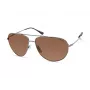 Kenneth Cole Gafas de sol hombre KC2971-6008E - Montura negra, lentes gris ahumado, 60 mm