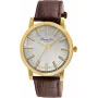 KENNETH COLE Reloj para hombre IKC8043 43,5 mm acero inoxidable cuarzo analógico esfera negra correa plateada