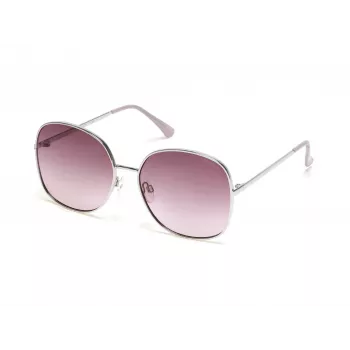 Gafas de sol rectangulares de mujer KENNETH COLE KC2978-6010Z Montura negra Lentes grises 60mm