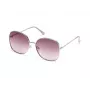 Gafas de sol rectangulares de mujer KENNETH COLE KC2978-6010Z Montura negra Lentes grises 60mm
