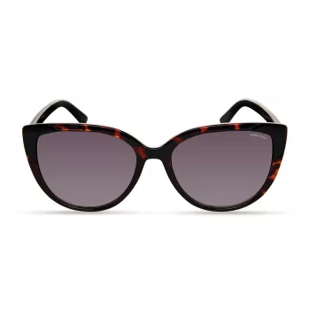 Gafas de sol de mujer KENNETH COLE KC2979-5501B - Montura rectangular negra, lentes gris humo, protección UV400