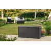 Keter 249384 caja de almacenamiento para exterior rectangular resina gris claro 845L