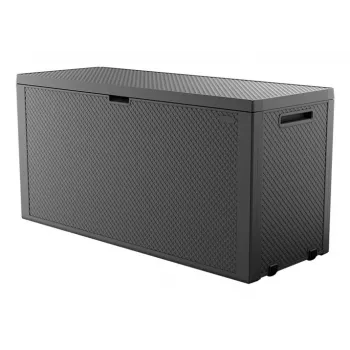 Keter 249384 caja de almacenamiento para exterior rectangular resina gris claro 845L