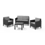 KETER Chicago conjunto de muebles de jardín 3+1 grafito