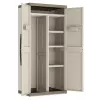 KETER EXCELLENCE XL IT Wardrobe - Armario alto, 4 estantes, Gris/Negro, 630 L
