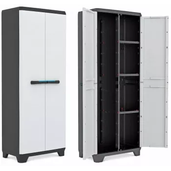 Keter Linear Cabinet baldas adicionales 68x39x173cm pack de 2 gris/negro