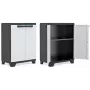 KETER LINEAR CABINET LOW 68x39x90cm negro/gris