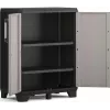 KETER LOW CABINET PRO 68x39x90cm Negro/Gris