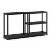 KETER estantería de plástico 5 baldas XL 90 x 60 x 187 cm gris/negro