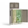 KETER Cubo de reciclaje profesional 25L verde lima