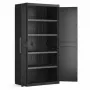 KETER WARDROBE DETROIT XL HIGH 89x182x54cm Negro/Gris