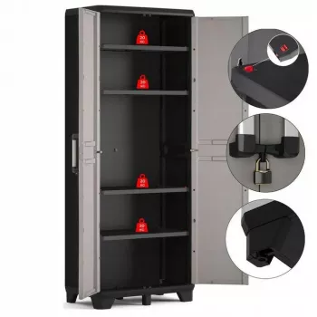 KETER WARDROBE PRO 68x39x173cm gris/negro