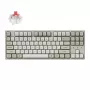 Keychron C1 Pro 8K 80% Super Red hot-swappable RGB teclado mecánico con cable