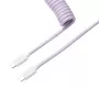 Cable Coiled Aviator Keychron - lila claro/recto