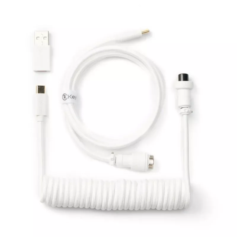 Cable Coiled Aviator White Keychron