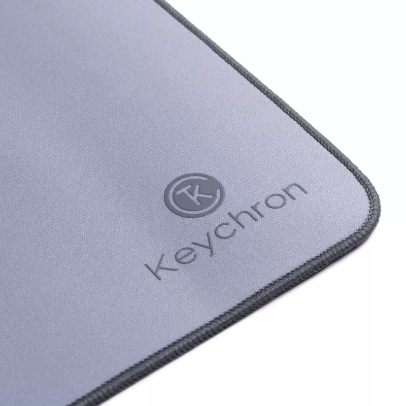 Keychron Alfombrilla de escritorio DM-13 gris | 800x300mm tejido fino, base de goma antideslizante