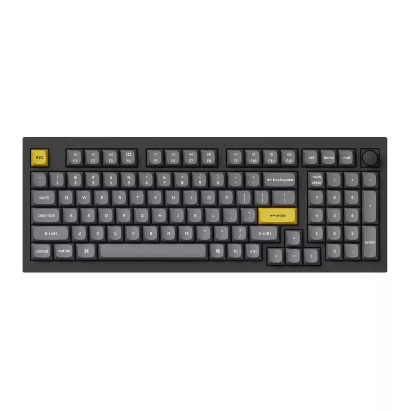 Keychron Double Shot PBT OSA Set completo de keycaps, gris oscuro